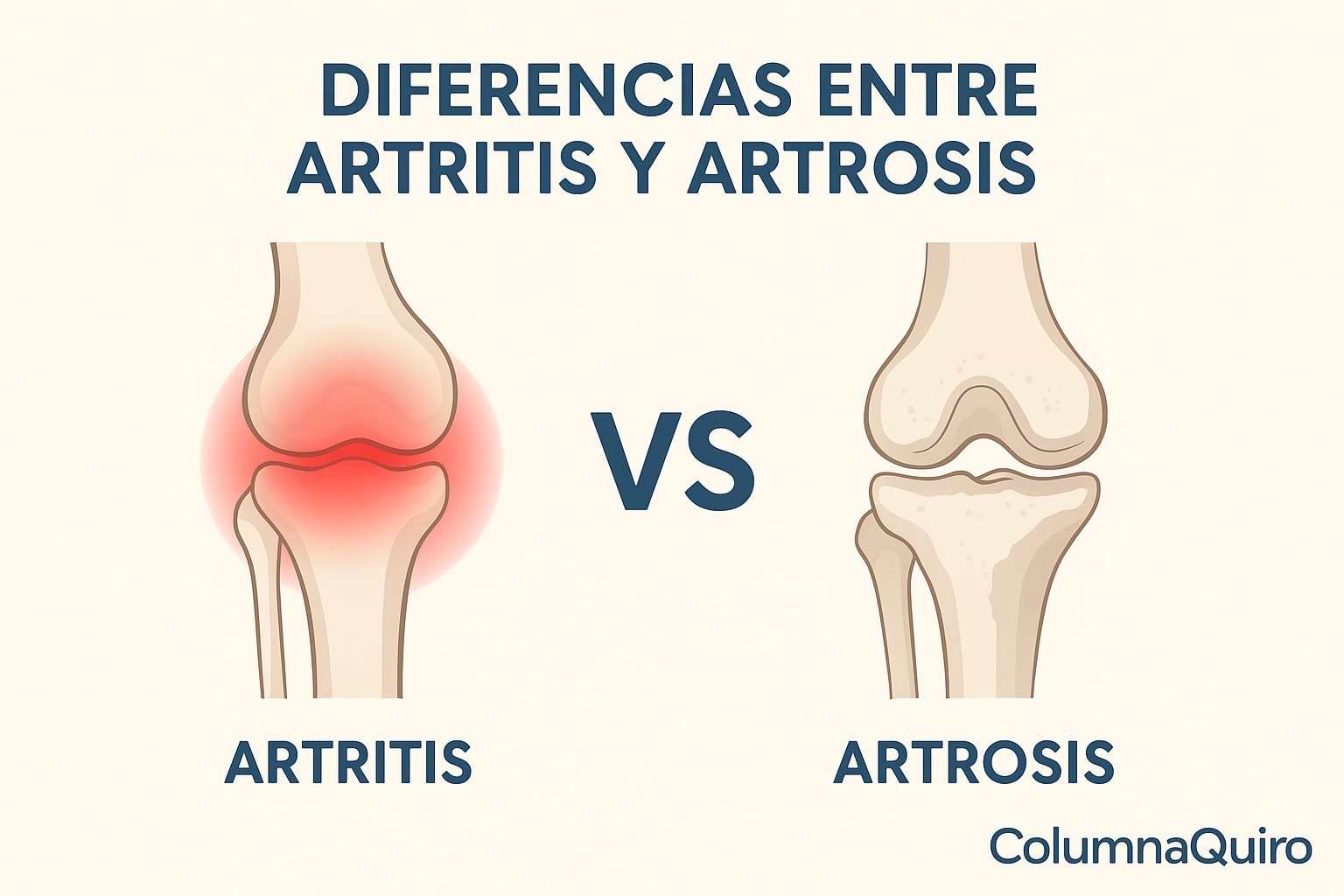 Differences between arthritis and osteoarthritis